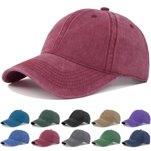 Image of Oversized XL XXL Vintage Washed Baseball Dad Hat Men Women Extra Large Big Head Ball Cap