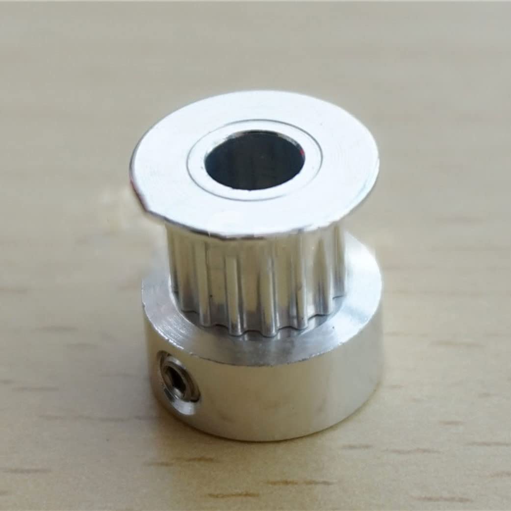 Zyaobei-Timing Pulley GT2 Pulley 16 Teeth 3.17mm 4mm 5mm 6mm 6.35mm Bore 6mm Width 16T Timing Belt Pulley Wheel Aluminum for 3D Printer, Used widely (Size : GT2 16T 3.175mm)