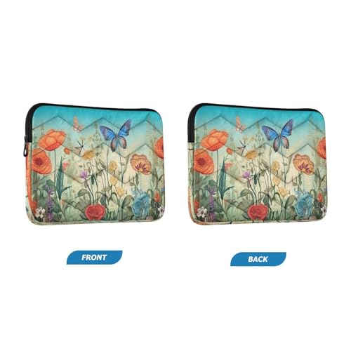 Funda para portátil con flores rústicas 13-14 pulgadas miniatura 2