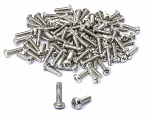iexcell 100pcs Vis Acier Inox 304 #8-32 x 5/8" Trousse