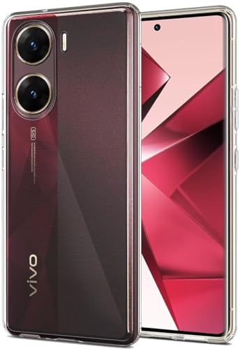 Image of Bintage Silicon Back Cover Compatible Model for Vivo V2303 / Vivo V29E 5G - Transparent