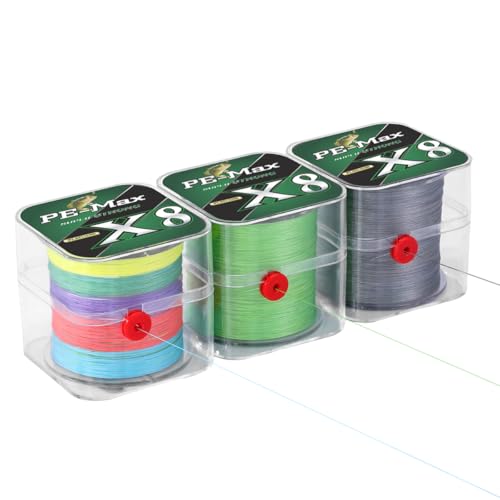 Linha De Pesca Multifilamento 300m 500m PE 8 Fios Linha Trançada 8X Verde Cinza Multicor 16lb 20lb 40lb 60lb 80lb 100lb (Verde, 300m, 81, Libras)