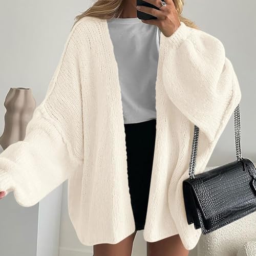 Coats for Women 2025 Fall Winter Trendy Faux Fur Shaggy Jacket Long Sleeve Tops Open Front Coat Cardigan Outerwear4