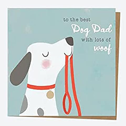 Dotty about Paper Dad Birthday Card - Dog Dad (4440) Cover