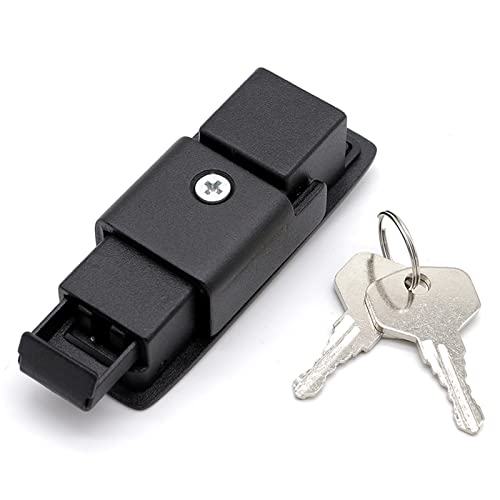 Loquet à compression mécanique levier manuel gâchette noire verrouillable