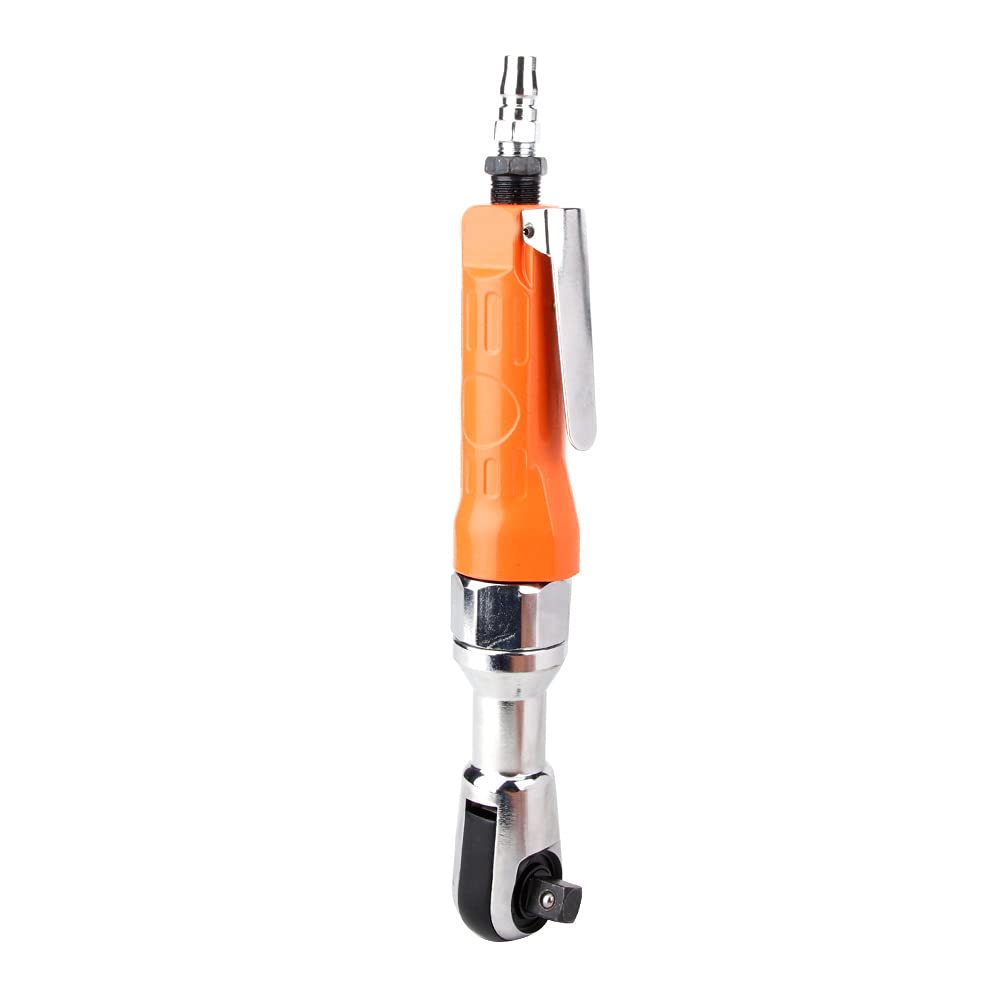 Chiave a cricchetto pneumatica ad alta torsione con attacco quadro 1/2 pollice, utensile pneumatico compatto, leggero e con impugnatura ergonomica per riparazioni in officina