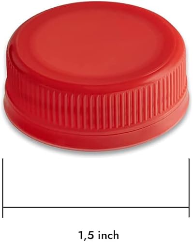 Miniatura 8 de Tapas de botella negras de 1.5 pulgadas, tapa para tornillo de botella, tapa de 1.496 in, tapas de botellas de plástico, tapas de botellas de jugo,