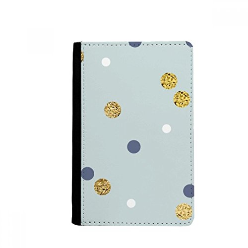 Gold Abstract Plants Art Pattern Passport Holder Notecase Burse Wallet Cover Card Purse
