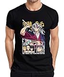 Kimetsu no Yaiba Tengen Uzui Sound Hashira - Camiseta de regalo para hombre, Negro , S