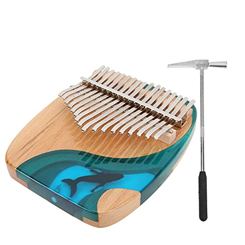 Piano à pouce Kalimba 17 touches, instrument de musique Kalimba pouce baleine 17 touches avec autocollant pour enfants… - Les Beatles, Paul McCartney, John Lennon, RIngo Starr, George Harrison Piano à pouce Kalimba 17 touches, instrument de musique Kalimba pouce baleine 17 touches avec autocollant pour enfants… – Image 4