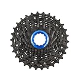 YLME Casete De Bicicleta, Rueda Libre De Cassette HG De Bicicleta De Carretera De 11/12 Velocidades, Volante De Bicicleta 11-34T Compatible con Bicicleta De Montaña Y De Carretera.,Negro,11S 34T