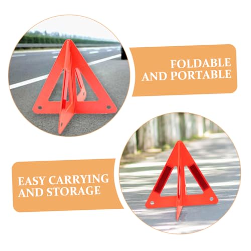 Triangle de sécurité routière MAGICLULU réfléchissant pour voiture lot de 5