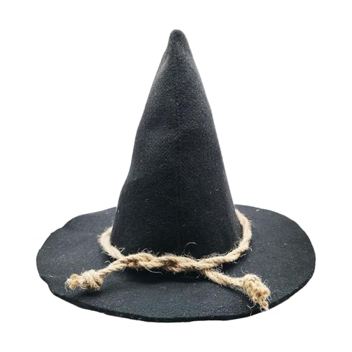 ZYHARUKO Chapeau de sorcière créatif épouvantail pour Halloween, fête sur le thème essentiel, couvre-chef pour différents âges, bal masqué