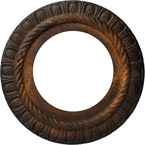 Image of Ekena Millwork Claremont Ceiling Medallion, Rust
