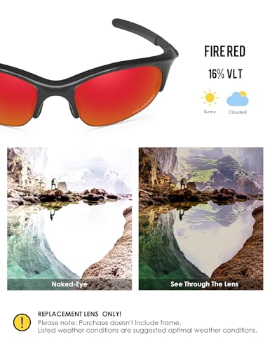 Image of BLAZERBUCK Replacement Lenses & Sock Kit for Oakley Half Jacket Sunglass