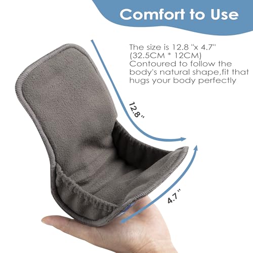 Leekalos Reusable Incontinence Pads for Mens - 2 Packs Washable Highly Absorbent Incontinence Guards for Leakage Depends Guards for Men