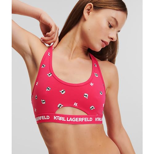 KARL LAGERFELD Damen Ikonik 2.0 Peephole Bralette Bra (1er Pack)