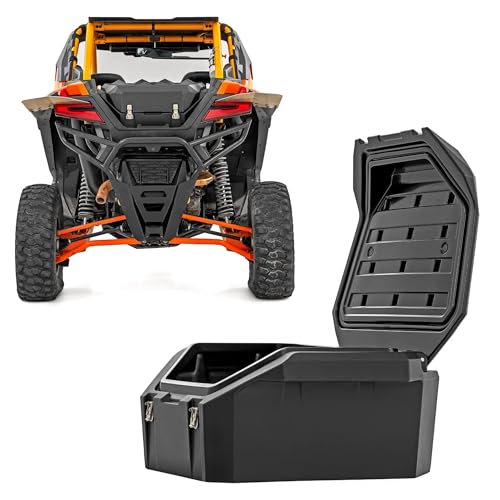 Rough Country Rear Bed Cargo Box for Polaris RZR Pro R/Pro R 4 (2 & 4-Seat Models) - 63.5-Gallon Storage Capacity