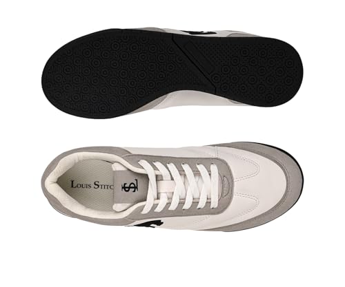 Image of LOUIS STITCH Women's Casual Lightweight Sneakers | Ortholite Cushioned Comfort | Dual-Color TPR Sole | Lightweight & Comfortable Casual Lace-Up Shoes | LSD-SNK-NBL & DNM
