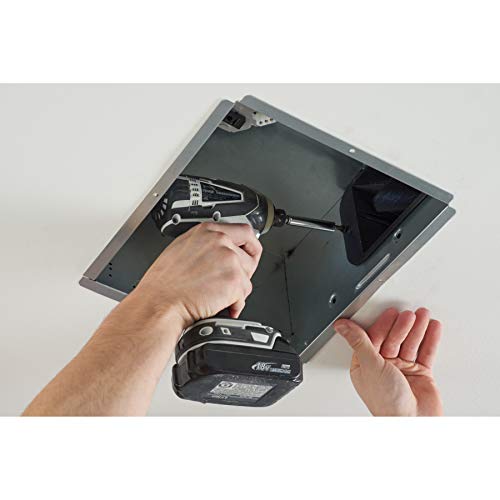 Broan-Nutone 791LEDM InVent Series Single-Speed Fan with LED Light, Ceiling Room-Side Installation Bathroom Exhaust Fan, ENERGY STAR Certified, 1.5 Sones,