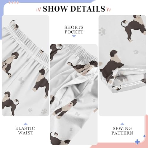 Boys' Pants Portuguese Dogs Long Bottoms Jogger Pants Elastic Waist Trousers with Pockets S-XL4