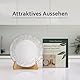 ANBOXIT Tellerständer zur Aufsteller, 6 Zoll Tellerhalter, Bambus Fotoaufsteller Bilderrahmen Ständer, Tisch Mini Staffelei, Dekorative Ständer & Stützen für Platten, Bücher, und Plaketten (1 Stück)