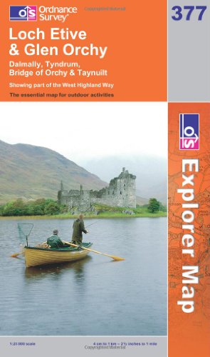 OS Explorer map 377 : Loch Etive & Glen Orchy