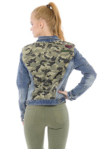 Veste de tailleur pour un look biker multicolore du bureau aux sorties