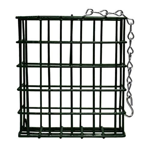 Heath Outdoor Products S-1-1 Single Hanging Suet Feeder, Fits All Suet Cakes Under 12 oz., Green