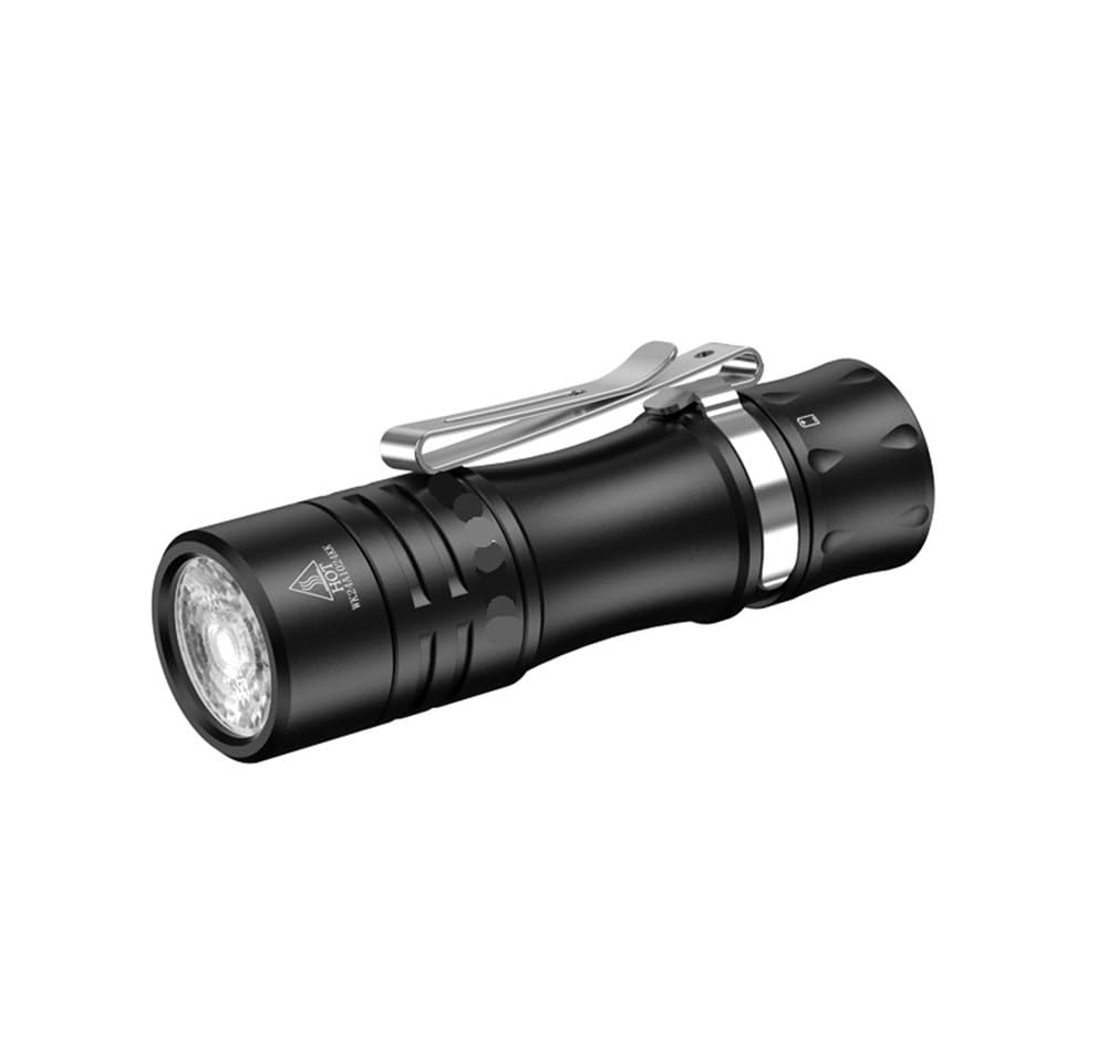 TS10 SG 14500 potężna latarka Mini EDC z diodą SFT25R LED i diodami LED RGB Aux 1650LM Anduril 2.0 Max 294M IP68 latarka(Blue no battery)