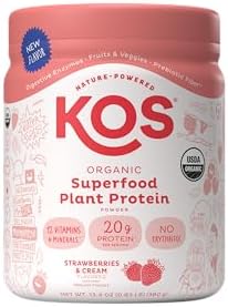 KOS Protein Powder Strawberry Cream 10 Serving