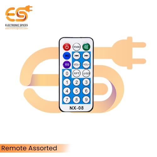 Image of Electronic Spices 5V Bluetooth MP3 USB Charging Port FM Radio Player and decoder Module with Remote Pack of 1pcs