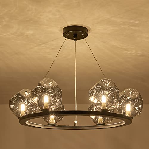 Lustre plafonnier compact 6 globes résolvant le manque de lumière - 4
