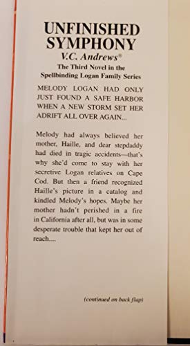 Unfinished Symphony 1568655568 Book Cover