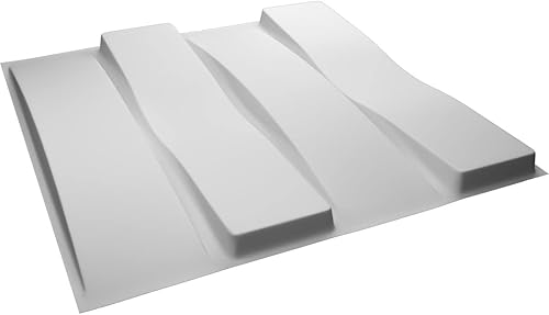 Miniatura 6 de Ekena Millwork WP20X20CAWH 19 58 pulgadas de ancho x 19 58 pulgadas de alto Caputo EnduraWall Decorativo 3D Panel de pared cubre 2.67 pies cuadrados