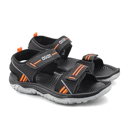 Image of ASIAN Virat Junior-13 Kids Sports Velcro Sandals | Lightweight & Anti-Slip Sole for Daily Use & Play