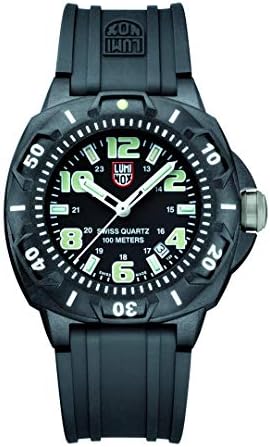 Luminox Relógio masculino 0201.SL Sentry 0200 caixa preta com