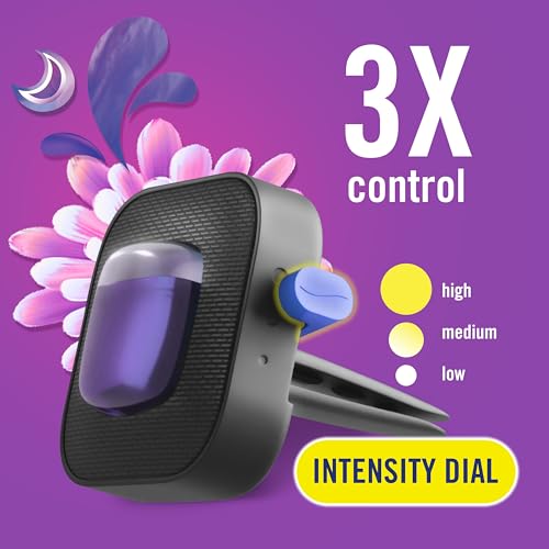 Febreze Car Air Freshener Vent Clip Gain Moonlight Breeze Scent, .07 oz. Car Vent Clip, Pack of 3 and Stay-Fresh Storage Case - Image 4