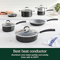 Cuisinart 11-Piece Nonstick Cookware Set, Ceramica XT, Black, 54C-11BK — image 4