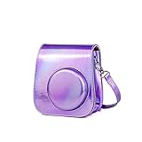 kinokoo チェキケース,fujiチェキinstax mini12/mini11/MINI8/mini8+/mini9ケース instax mini11/mini 9/mini8/mini8+カメラ バッグチェキ保護ケース ショルダーストラップ付き PUレザー（CSPP）