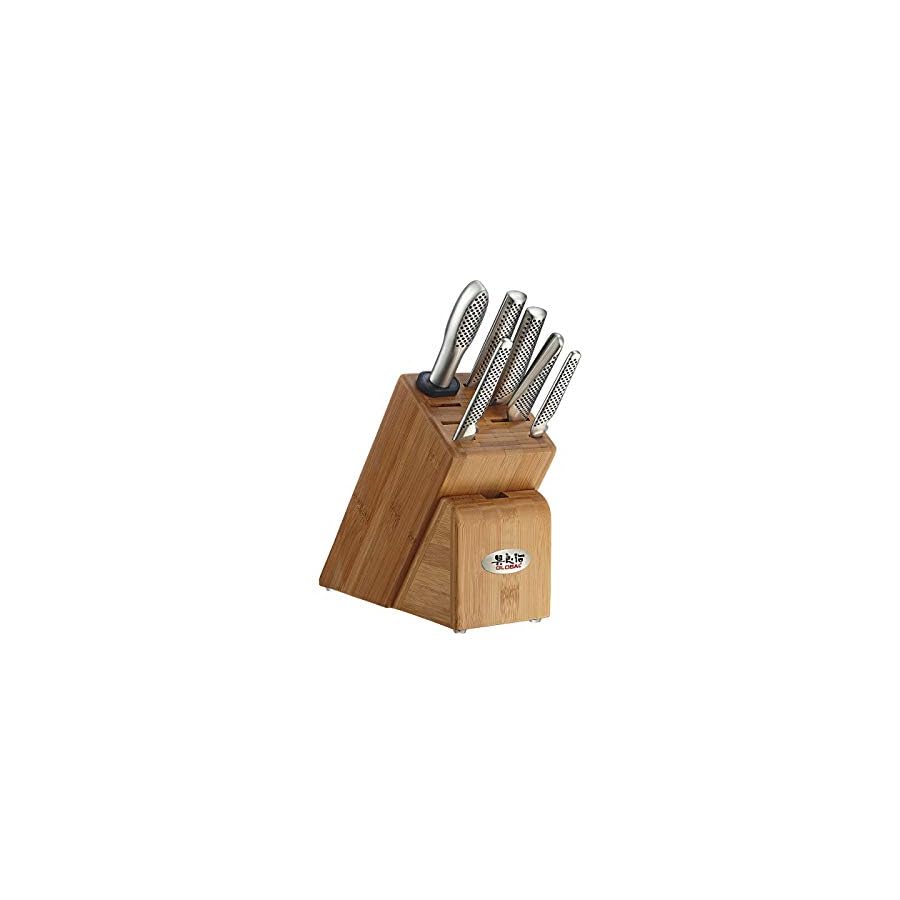 Global Takashi 7 Piece knife Block Set