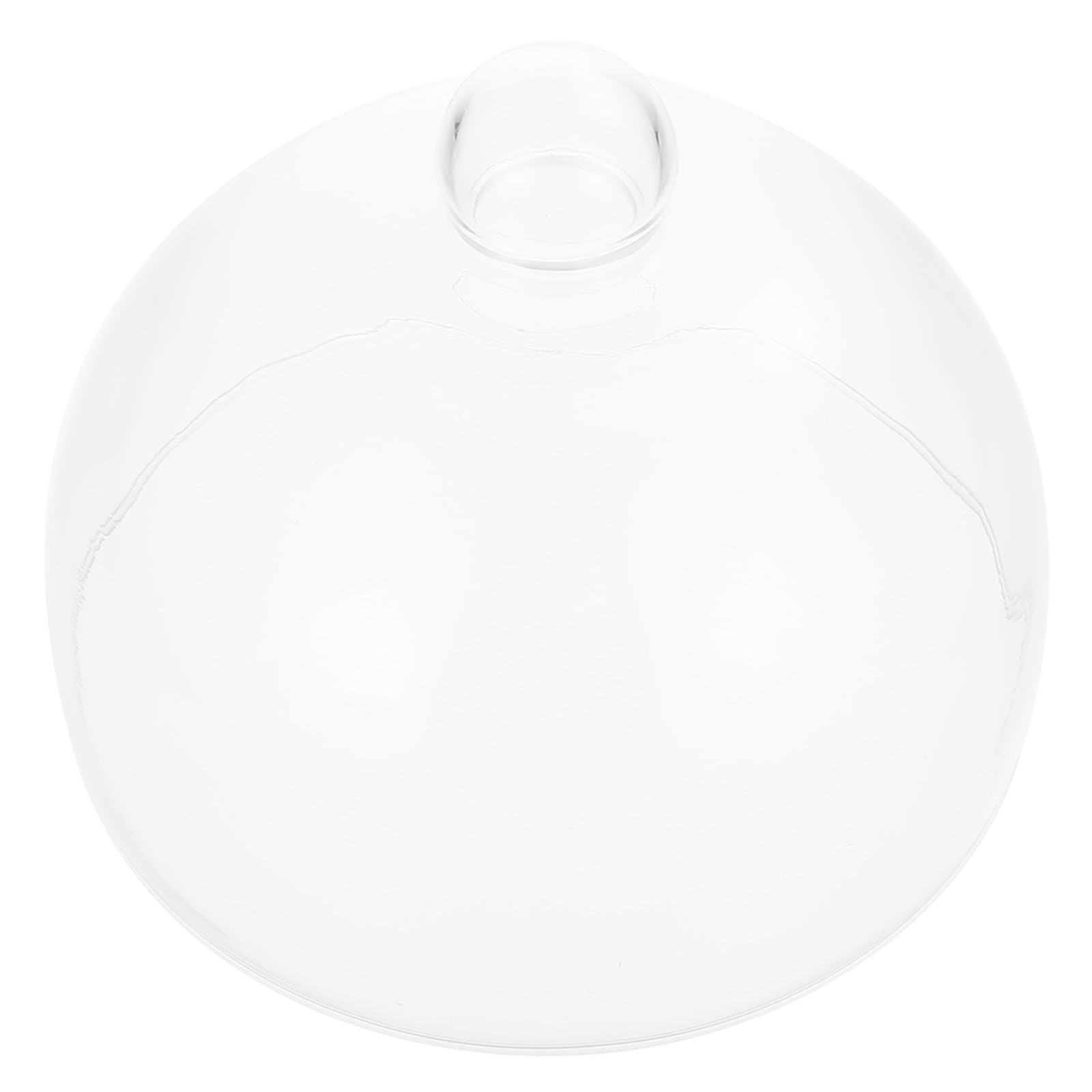 SOLUSTRE Cloche Ronde en Verre sans Plomb pour Cupcakes et Pâtisseries
