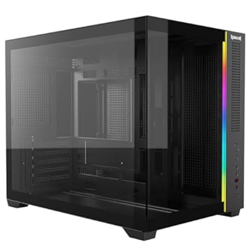 Gabinete Gamer Redragon Wideload Mini Lite RGB Preto Sem Fans Micro ATX CA-611B