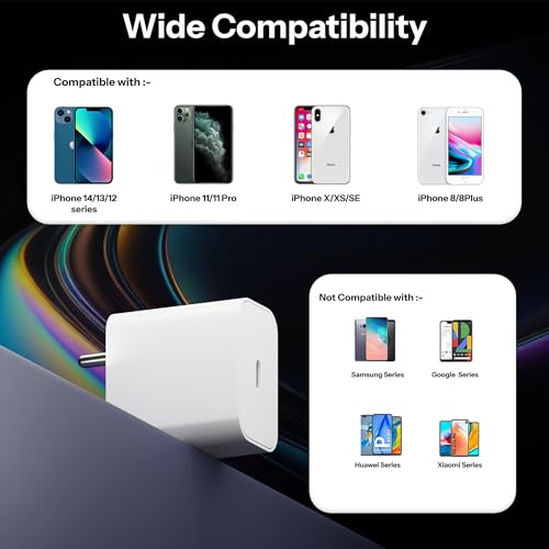 Image of AILKIN 20W USB-C to USB-C Fast Charger | PD Quick Charge Adapter with Type-C Cable | Compact Wall Charger for Smartphones, Tablets & More