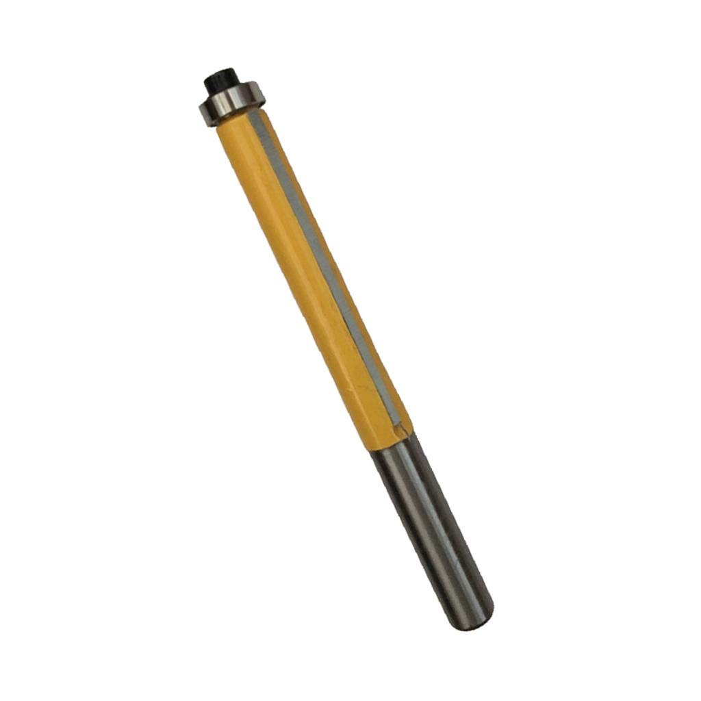Loom Tree® 8mm Shank Carbide Flush Trim Extra Long Bearing Router Bit 10mm Cutter Dia. Tools | Power Tools | Router Bits-image-8