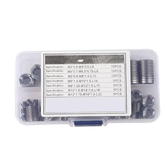 Threaded Inserts For Metal, Threaded Inserts For Wood 50pcs Stainless ...
