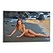 Produktbild Poster Sexy Model Posing at Golden Sunset at Passific Coast of California 2 Poster Cool Tapestry Art Prints Wall Painting Artworks Tapestries Hanging Picture Gift Bedroom Home Decor 60 x 90 cm