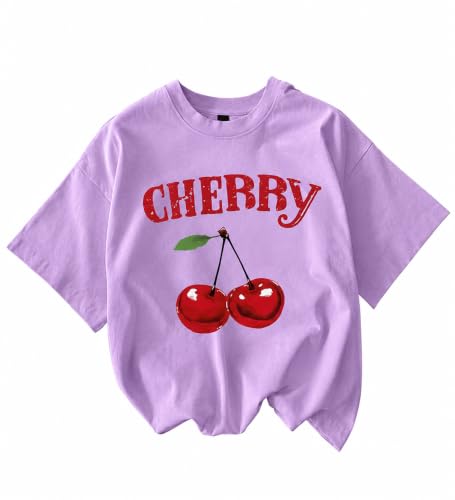 Image of Jawdrobe Cotton Blend Oversized Fit Half Sleeve Printed Round Neck T-Shirt for Women