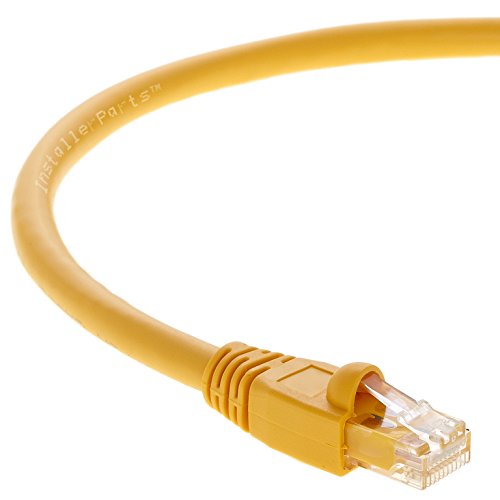 Black Friday Clearance InstallerParts (10 Pack) Ethernet Cable CAT6A Cable UTP Booted 4 FT - Yellow - Professional Series - 10Gigabit/Sec Network/High Speed Internet Cable, 550MHZ
