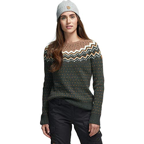 Image of Fjallraven Ovik Knit Sweater Deep Forest SM
